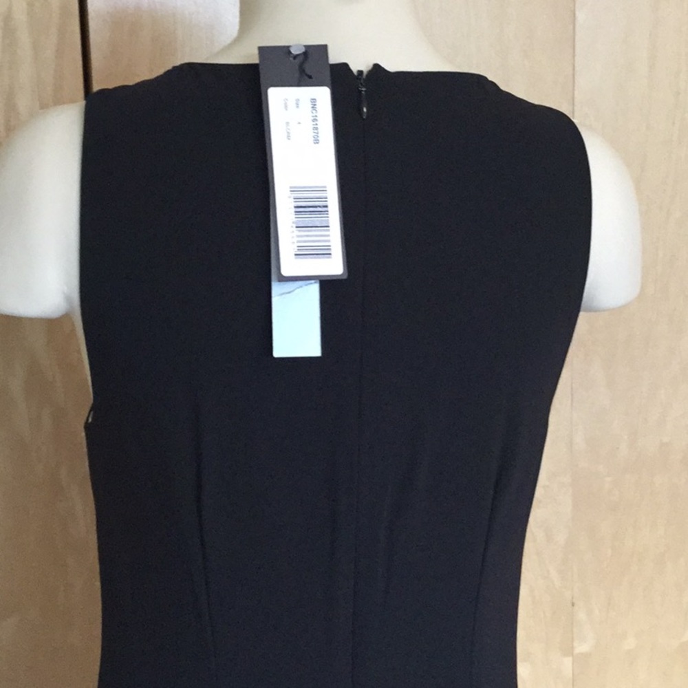HALSTONHigh Neck Drape Gown with Ruching - Picture 3 of 8